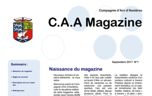 CAA Magazine : le numéro de rentrée !