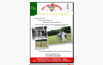 Tir au Drapeau organiser par la Compagnie d'arc St Pierre Montmartre le dimanche 14 septembre 2025